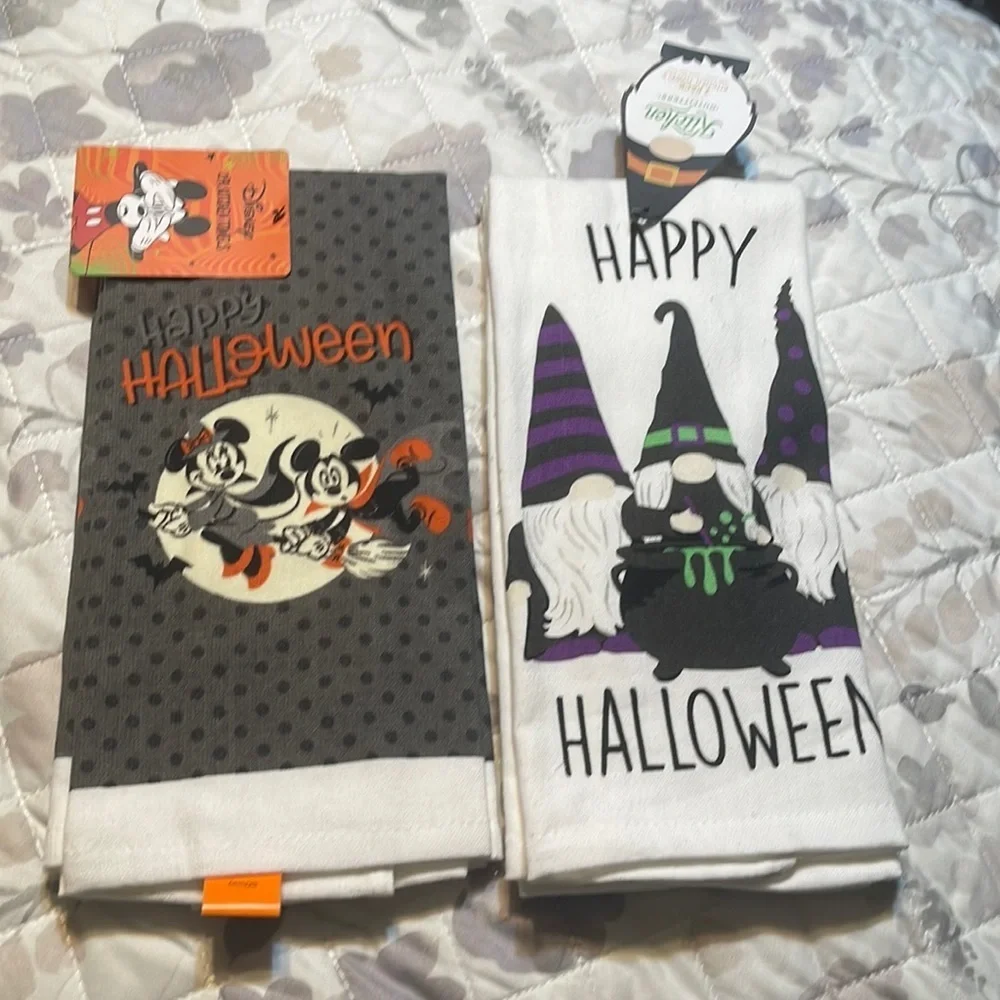 New Two packs of Halloween character kitchen towels